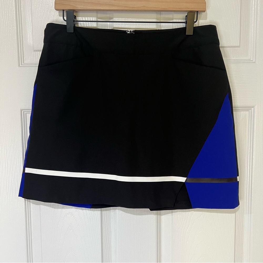 Slazenger Black and Blue Mini Skort with built in Shorts